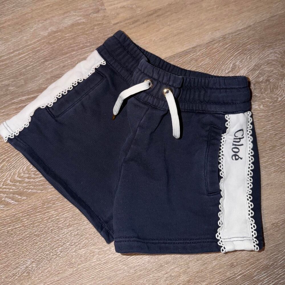 Chloe Girl's Navy and Blue Shorts